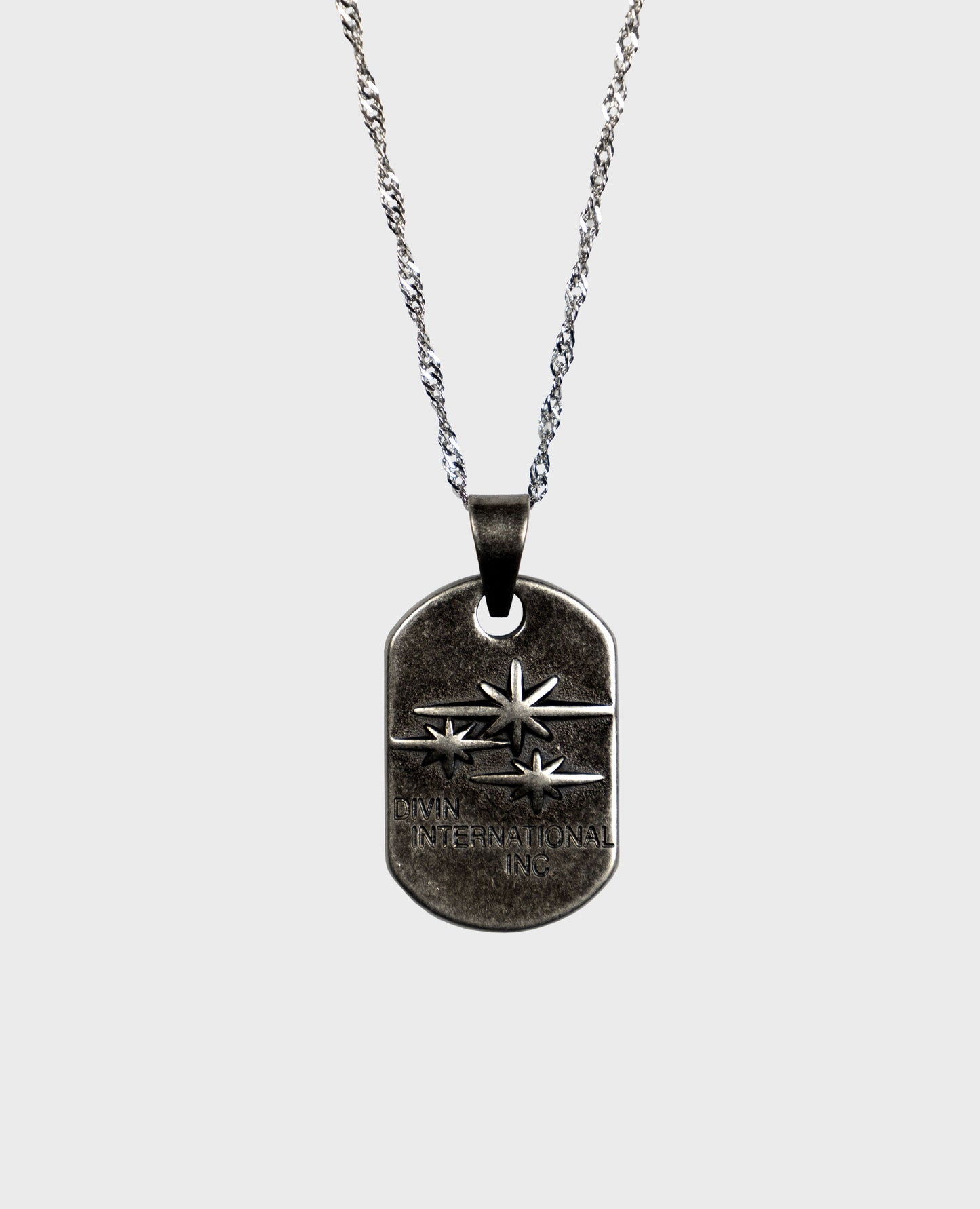Tag Pendant Necklace Dog