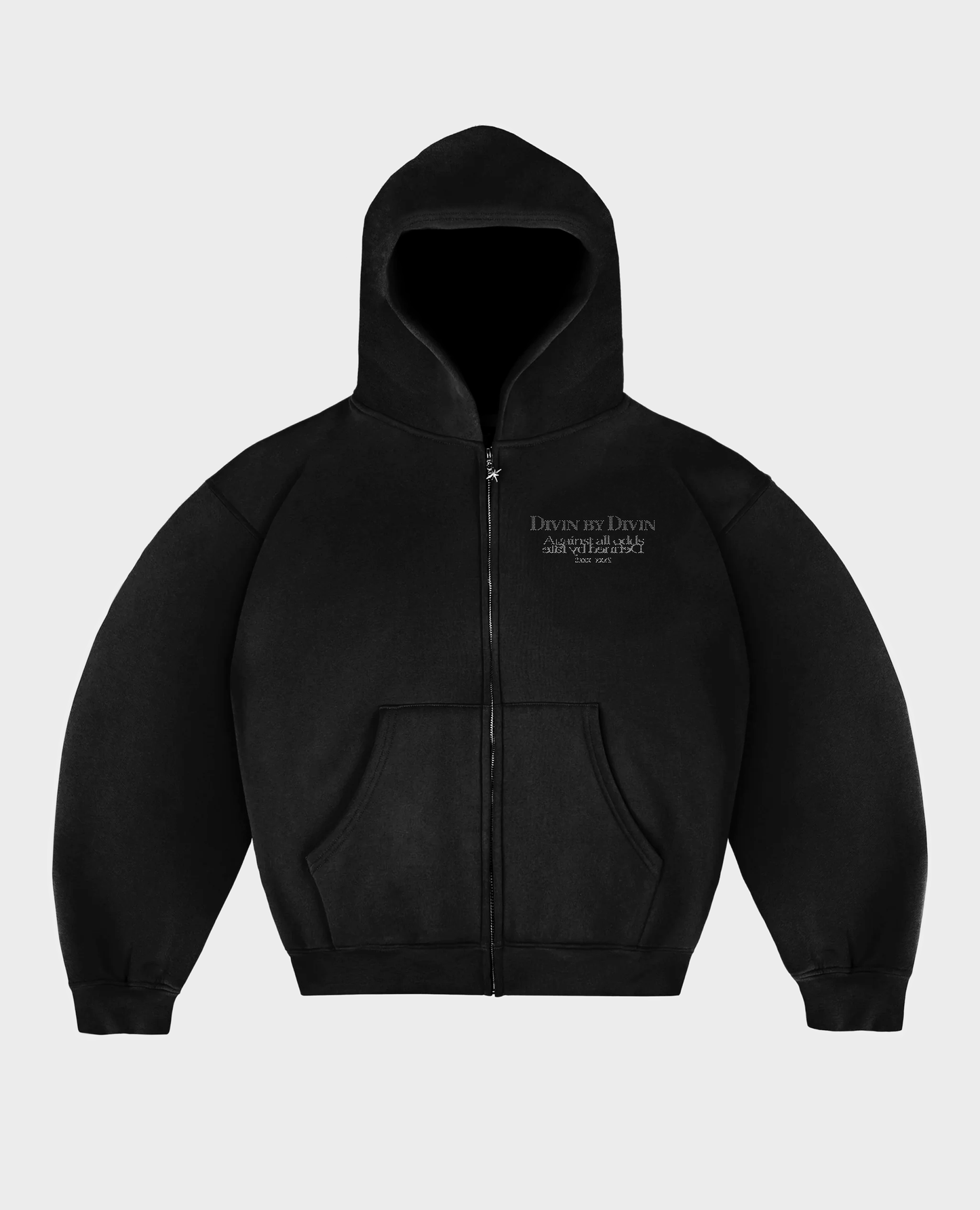 Zippé Hole Print – Noir