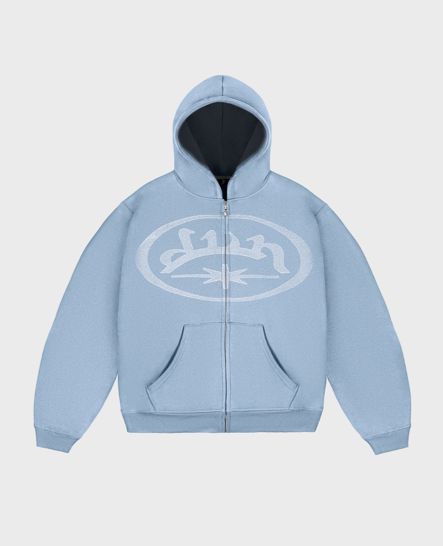 Zippé Light Overlogo – Bleu