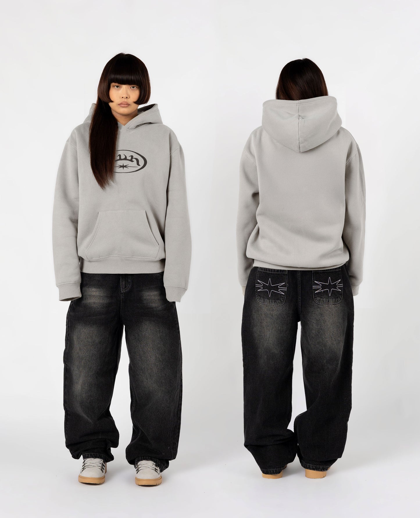 Hoodie Compass – Gris