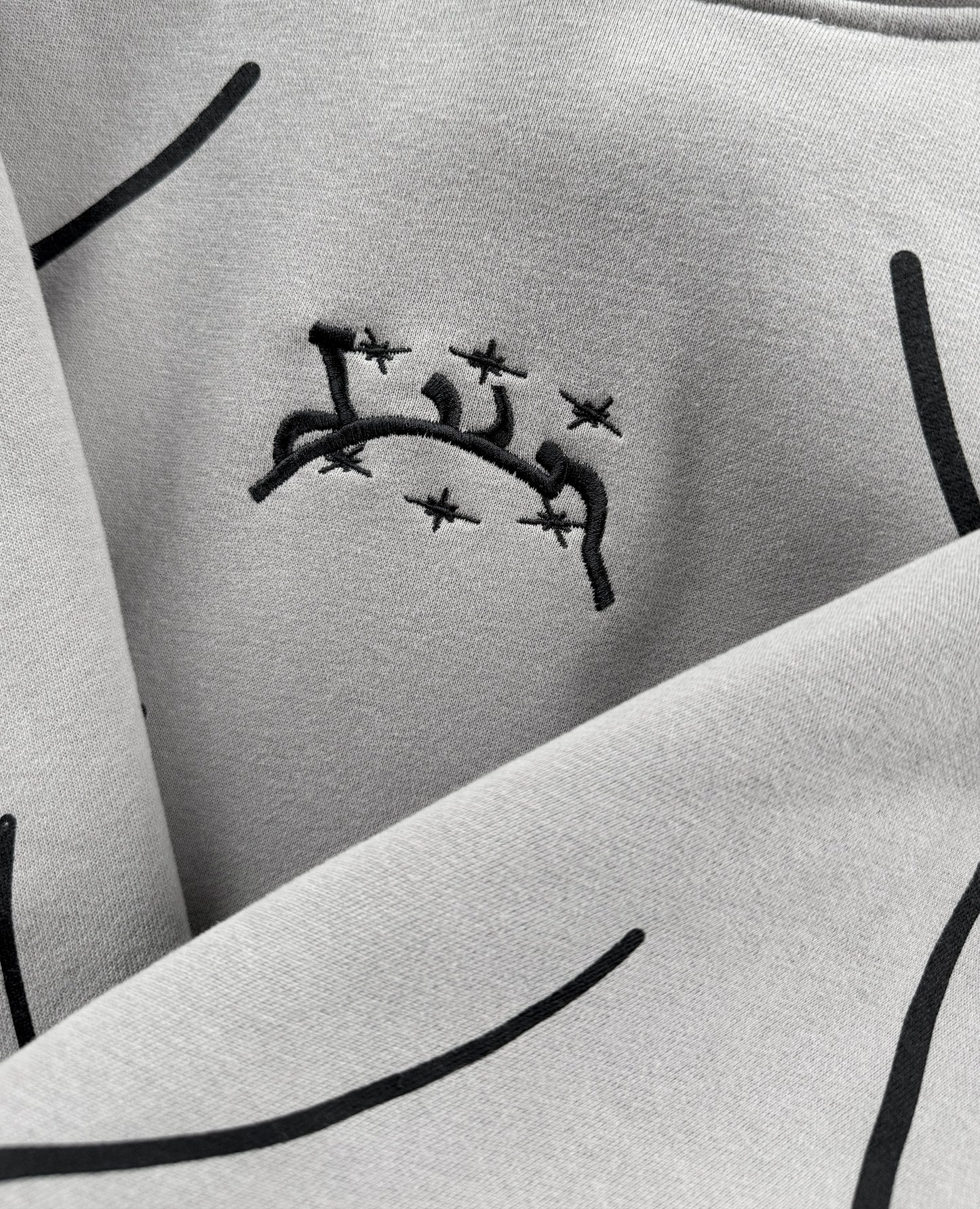 Hoodie Line – Gris