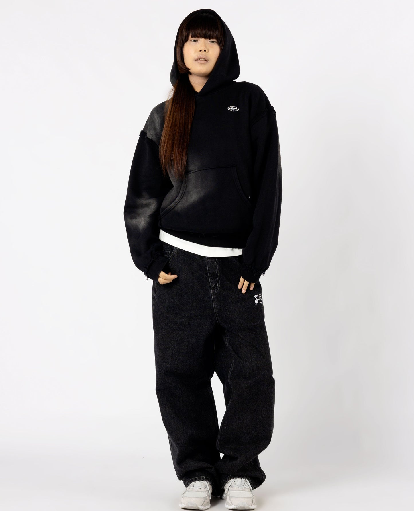 Hoodie Raw Military – Noir
