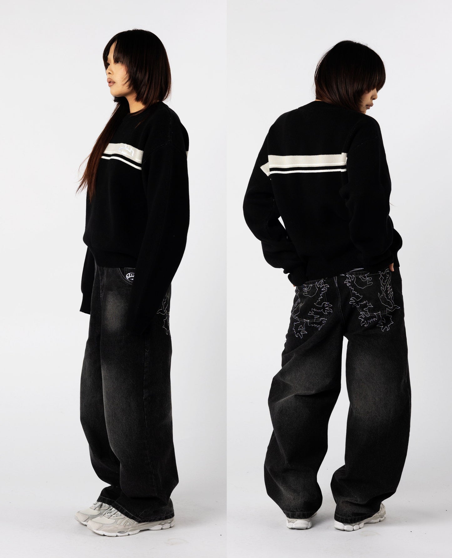 Line Knit Dark