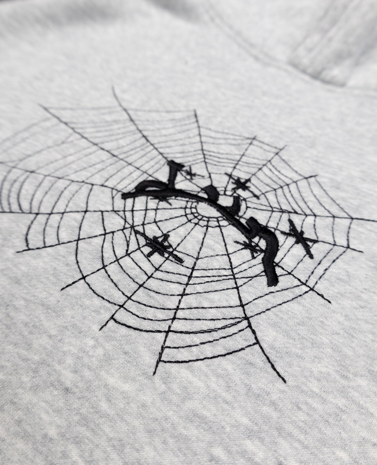 Hoodie Spider – Gris