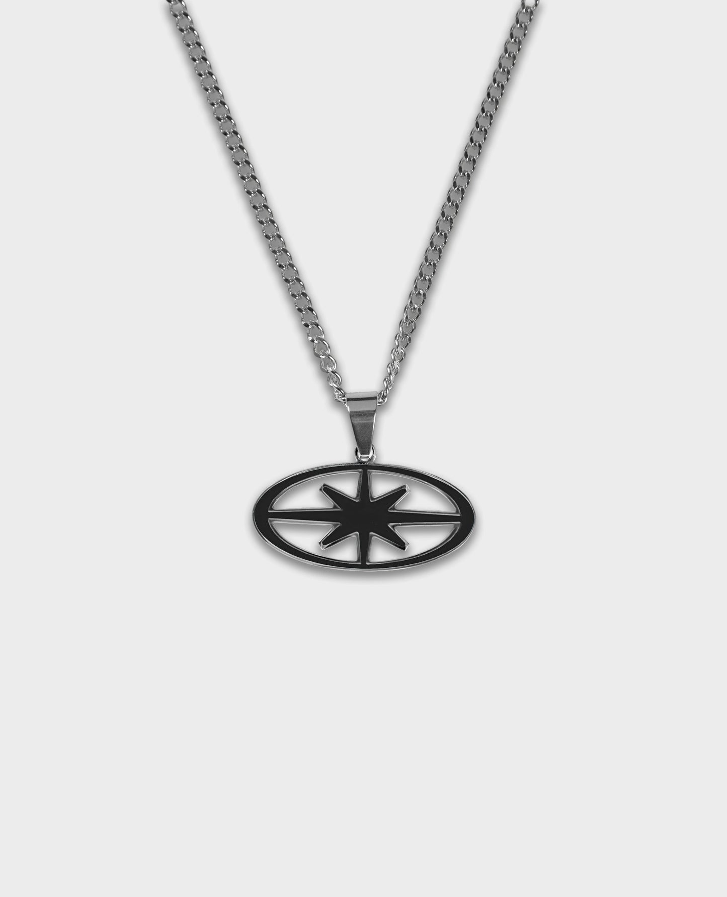 Enamel Necklace – Noir