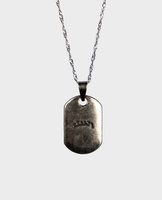 Tag Pendant Necklace Dog