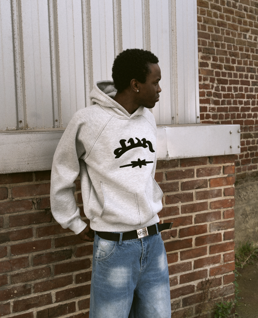 Hoodie Mottled Sharp – Gris
