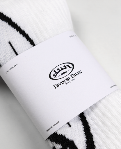 Socks Made In Roubaix – Blanc
