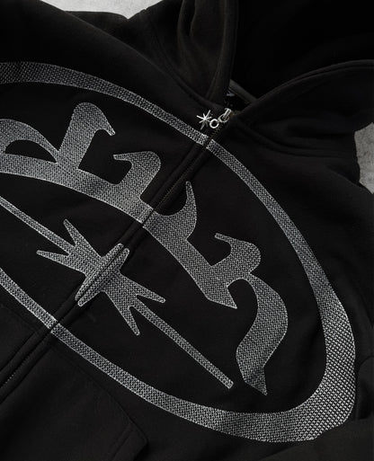 Zippé Overlogo – Noir