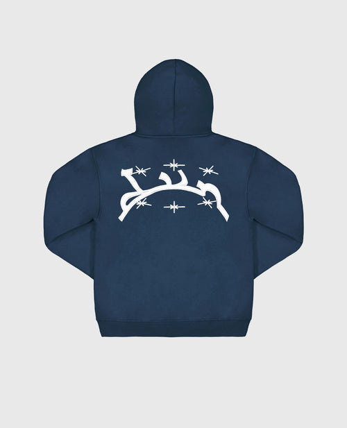 Zippé Curb – Bleu