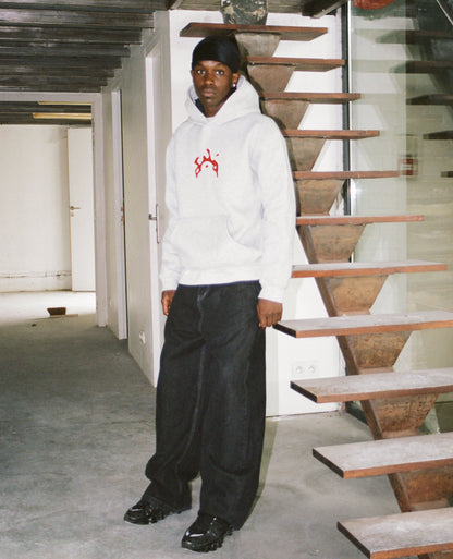 Hoodie Bent Curb – Gris