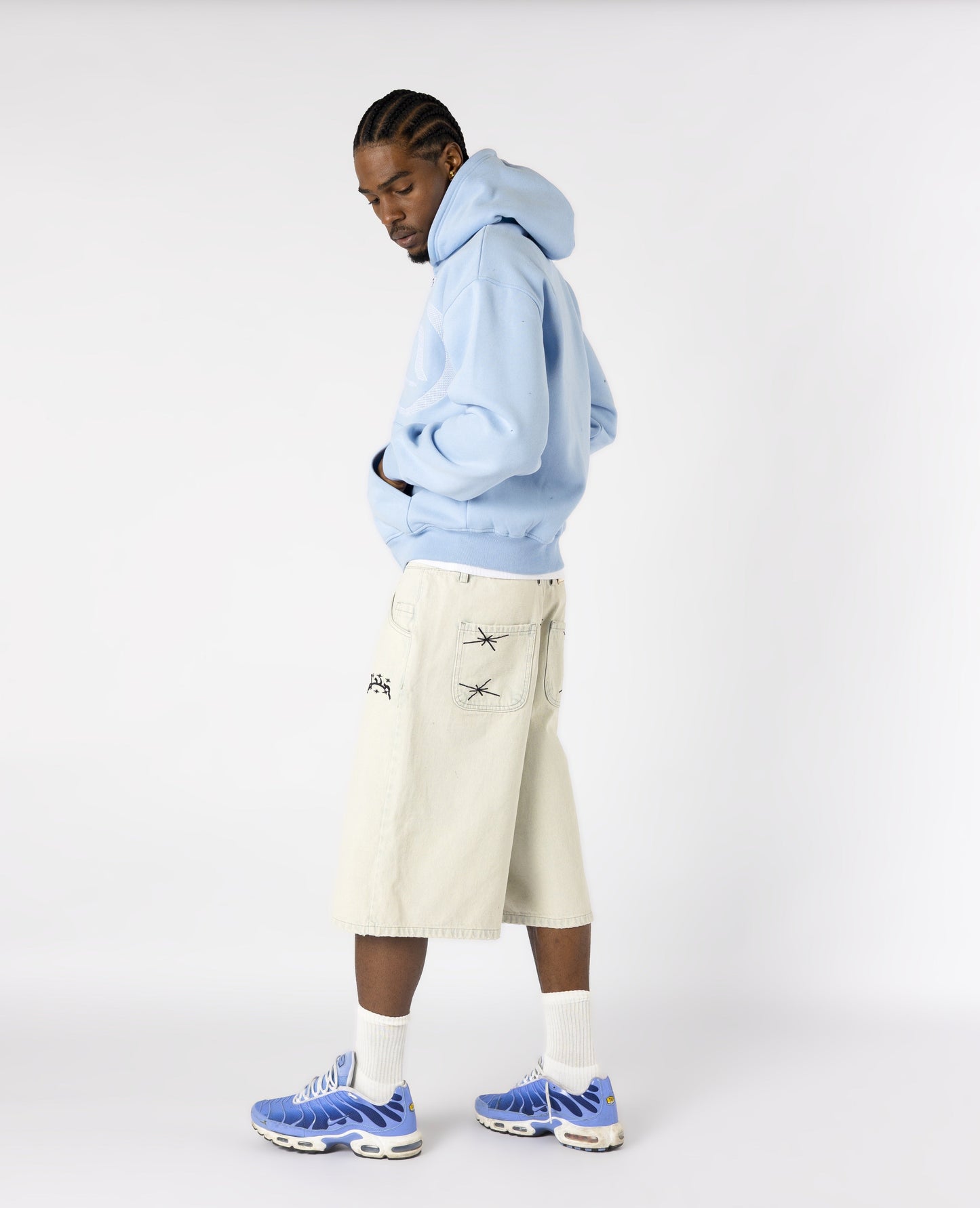 Zippé Light Overlogo – Bleu