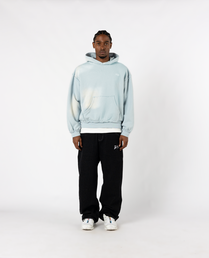 Hoodie Raw Military – Bleu