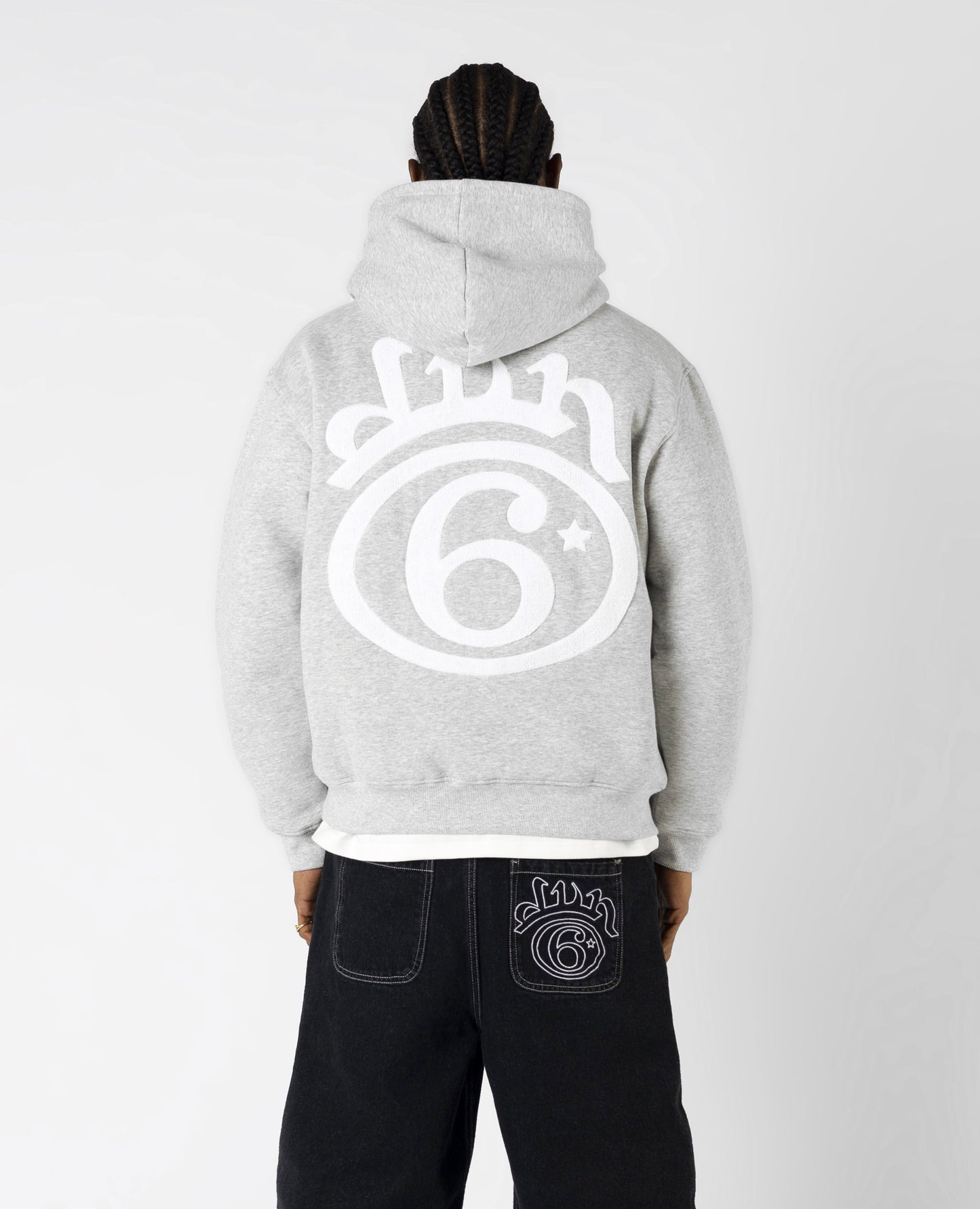 Hoodie 6stars – Gris