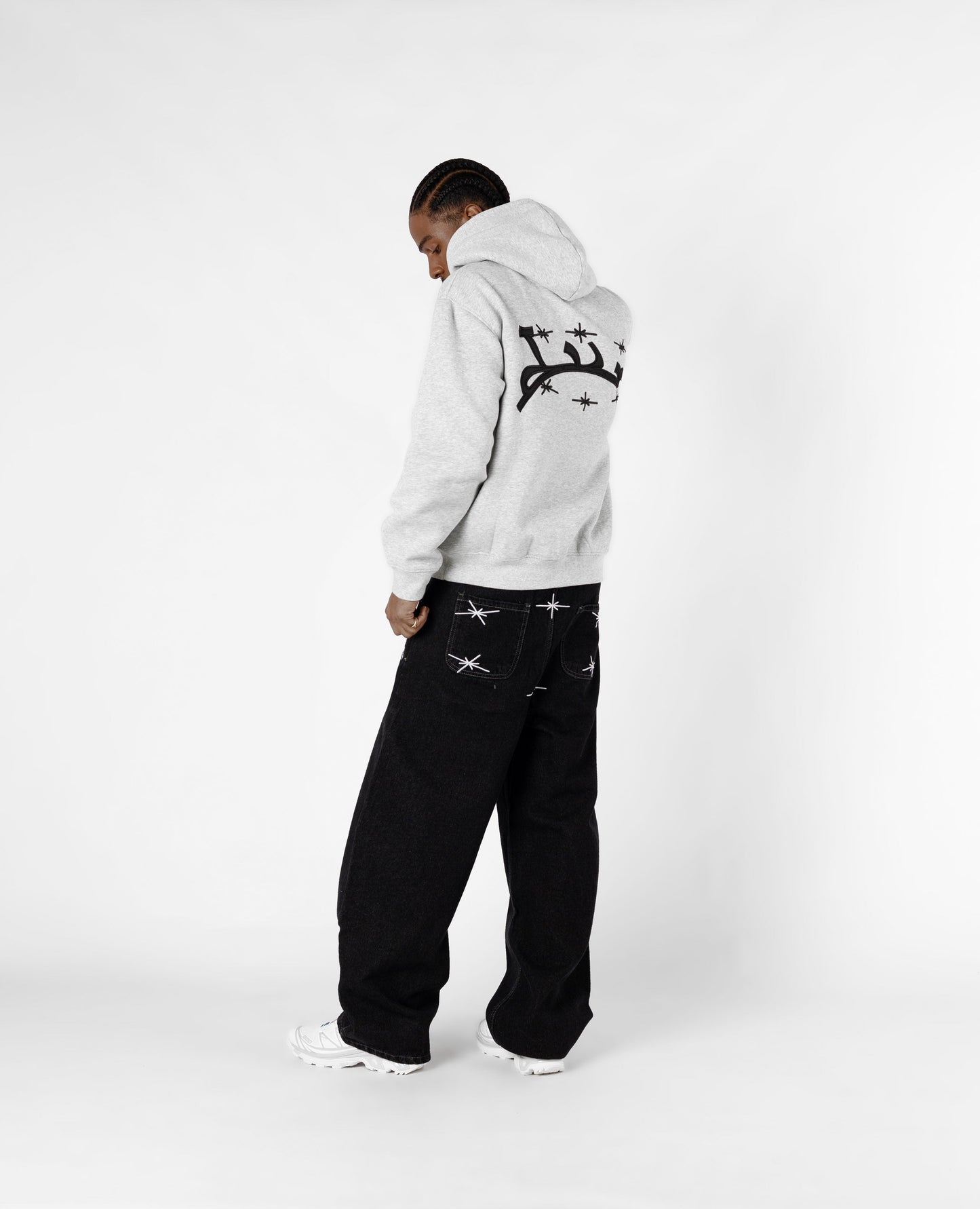 Hoodie Mottled – Gris
