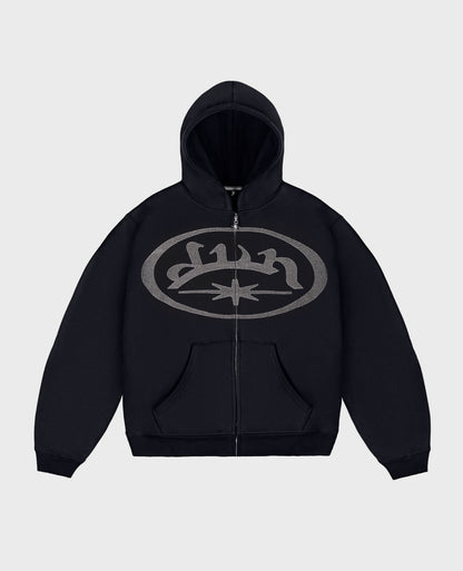 Zippé Overlogo – Noir