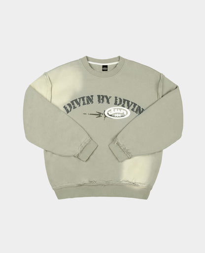 Sweatshirt Vintage Military – Vert