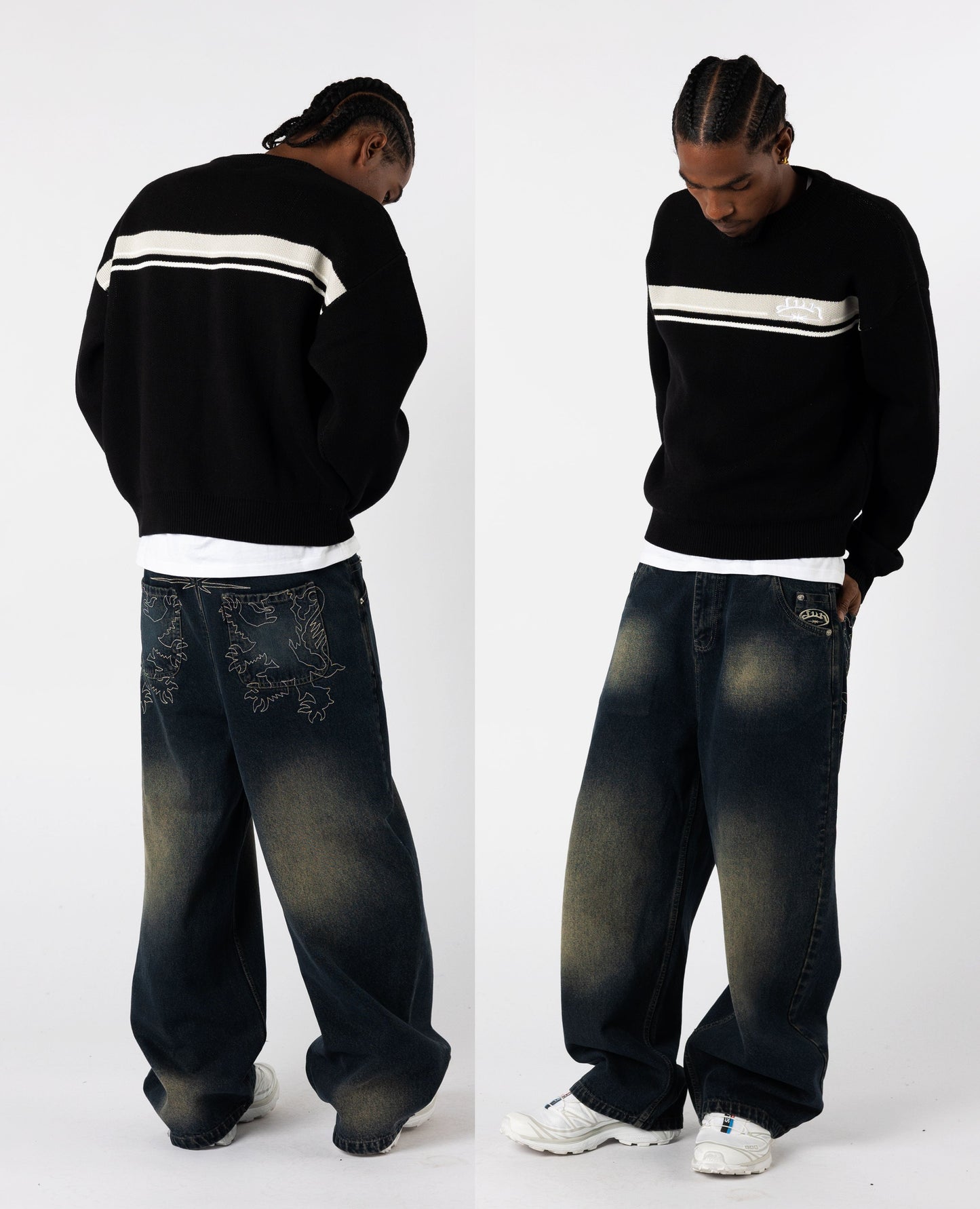 Line Knit Dark