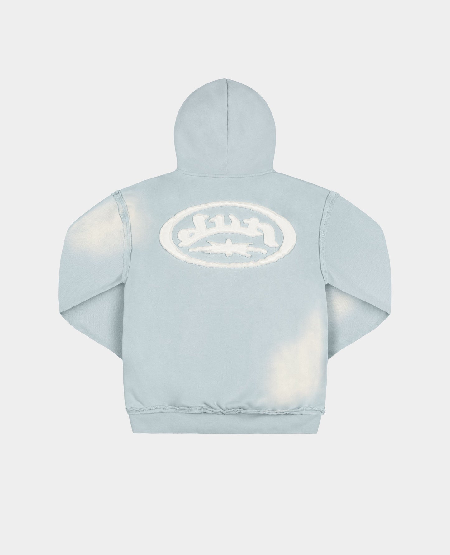 Hoodie Raw Military – Bleu