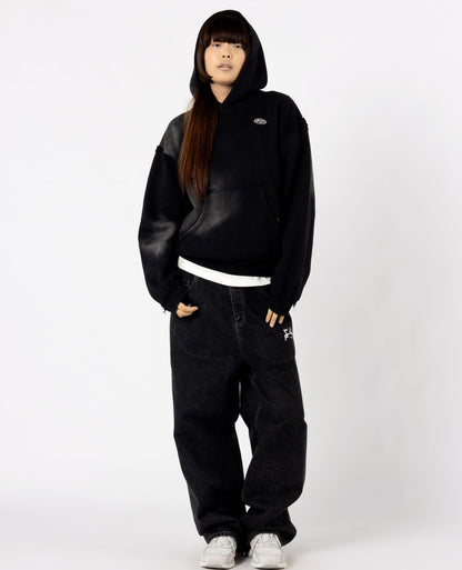 Hoodie Raw Military – Noir
