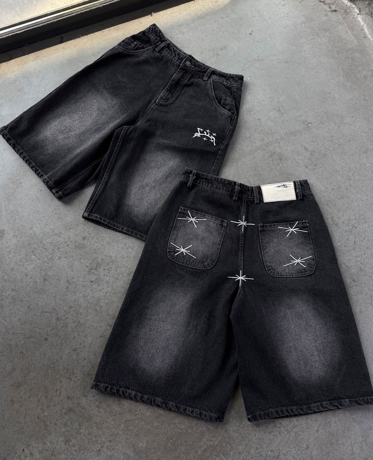 Jean Washed Jort – Noir