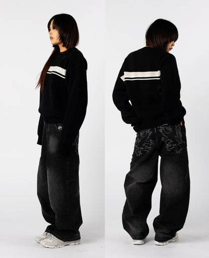 Line Knit Dark