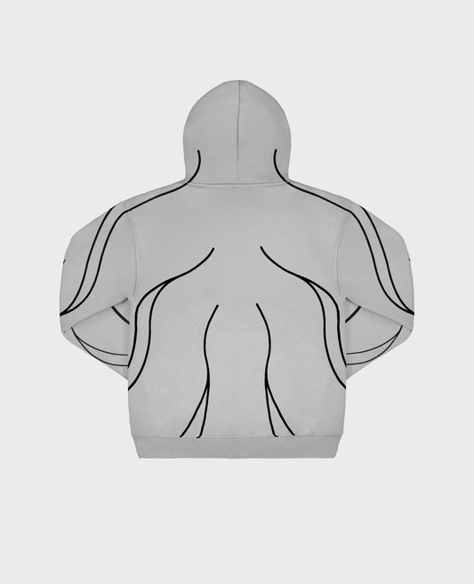 Hoodie Line – Gris