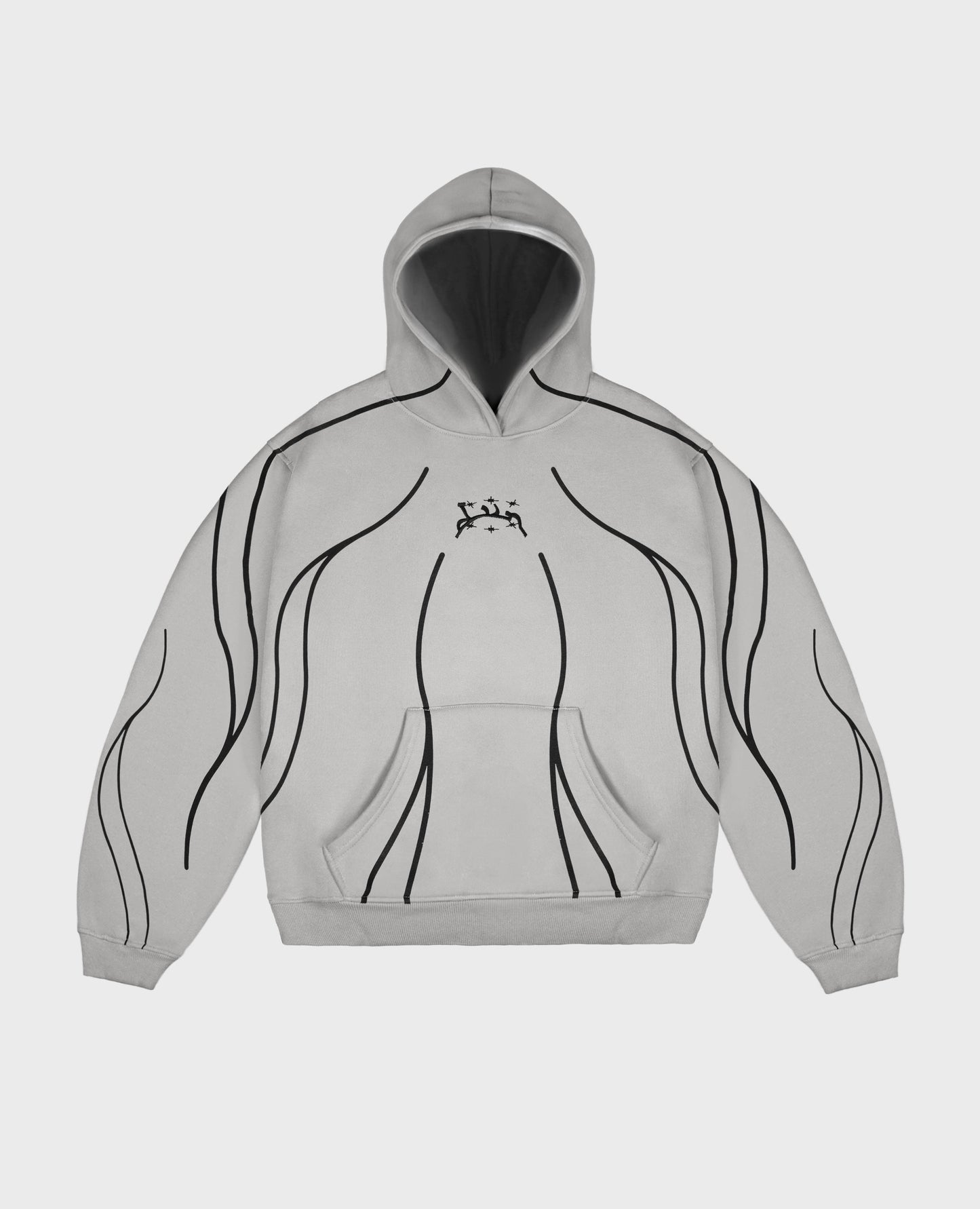 Hoodie Line – Gris