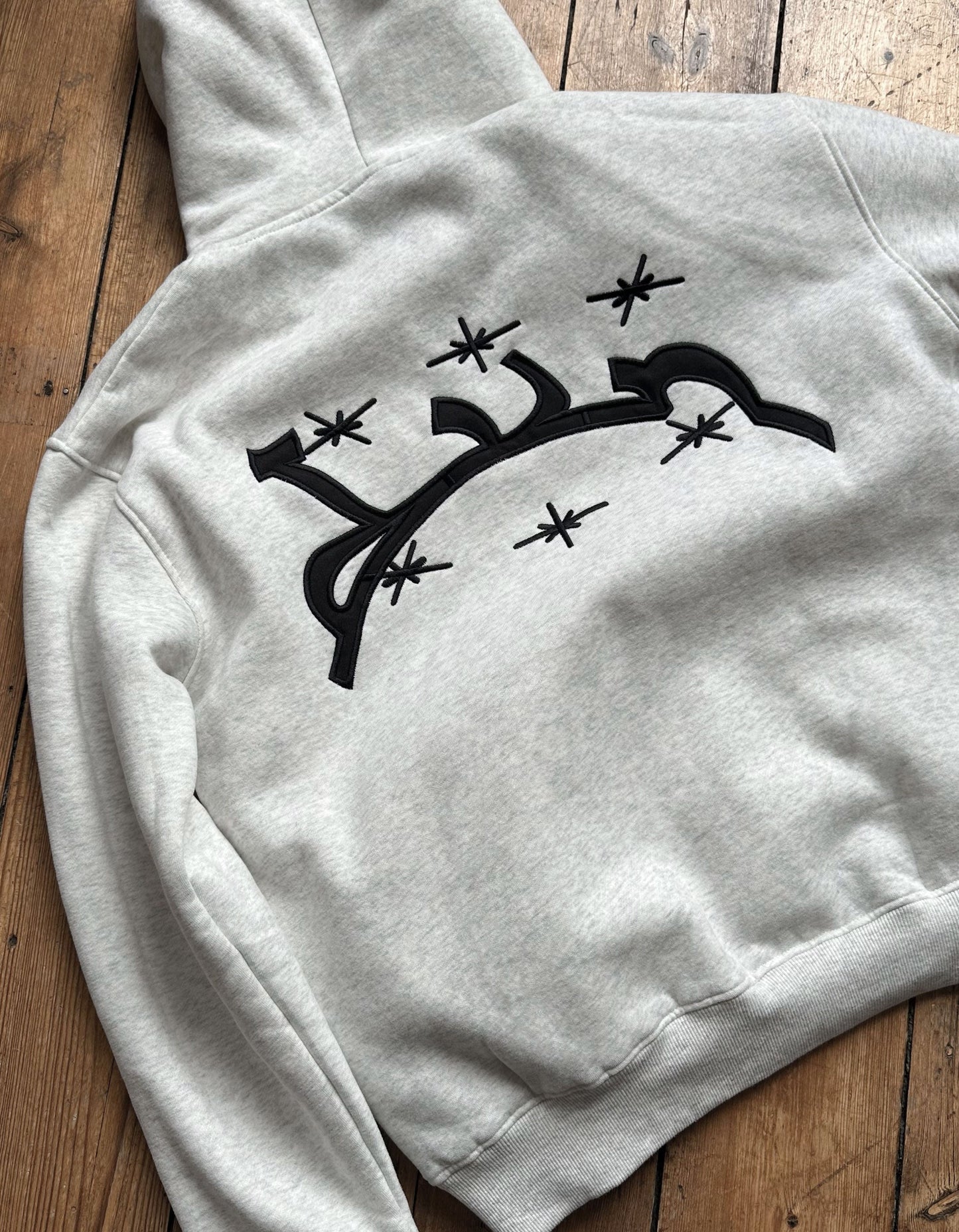 Hoodie Mottled – Gris