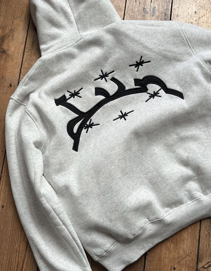 Hoodie Mottled – Gris