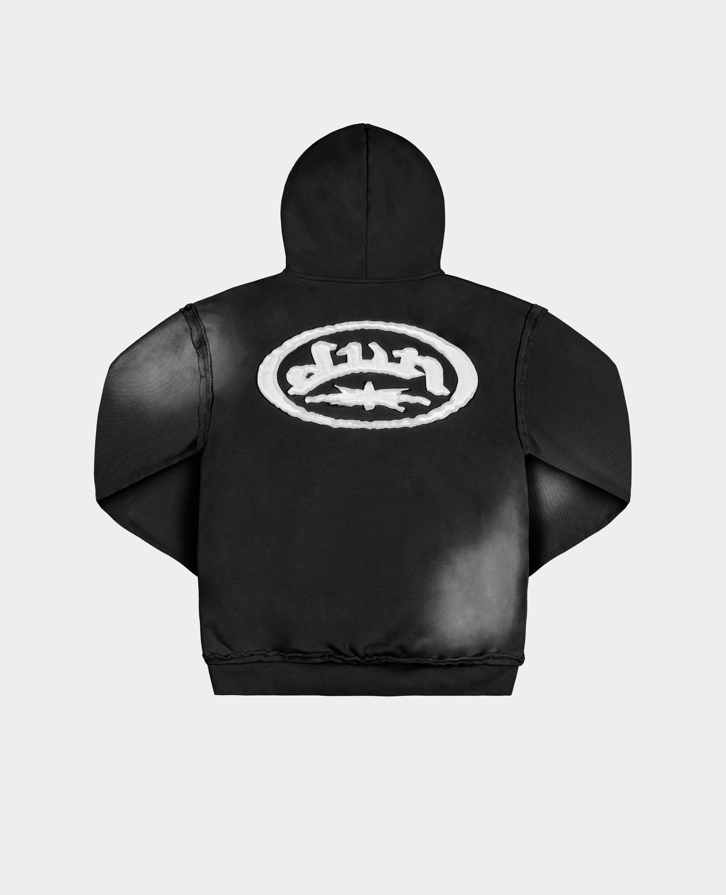 Hoodie Raw Military – Noir