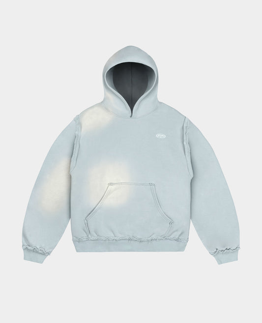 Hoodie Raw Military – Bleu