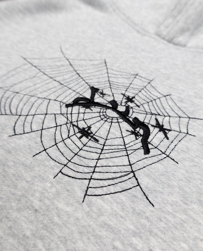 Hoodie Spider – Gris