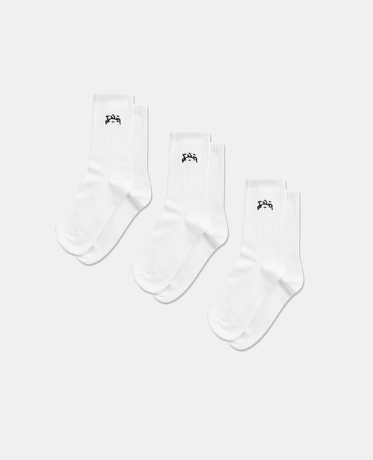 Tripack Socks – Blanc