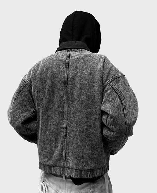 Veste Washed – Gris