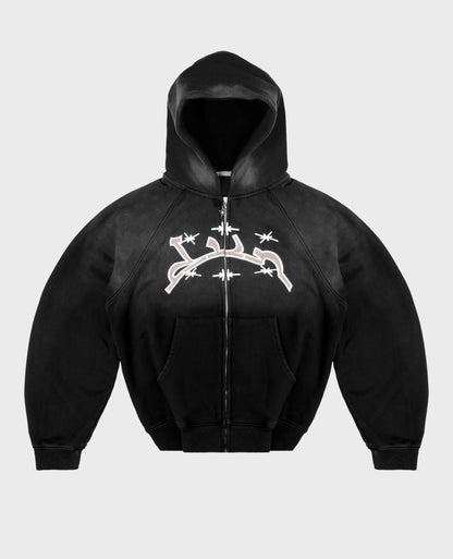 Zippé Vintage – Noir