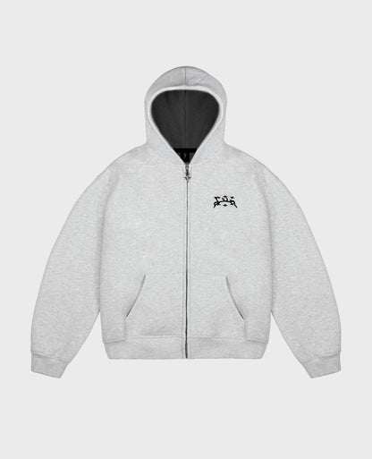 Zippé Mottled – Gris