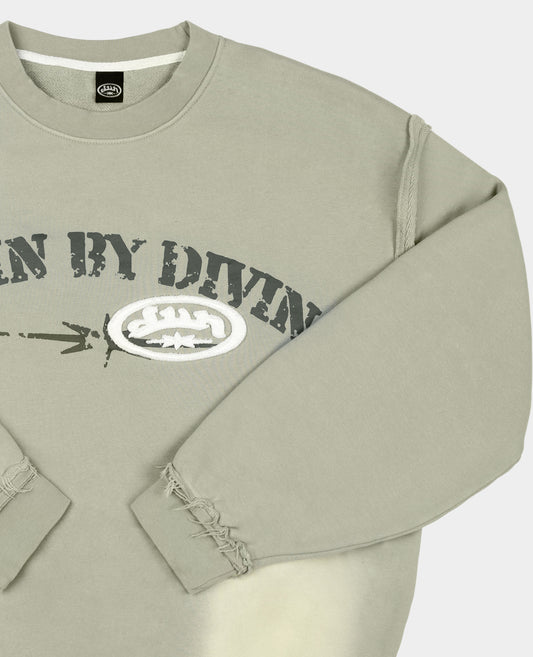 Sweatshirt Vintage Military – Vert