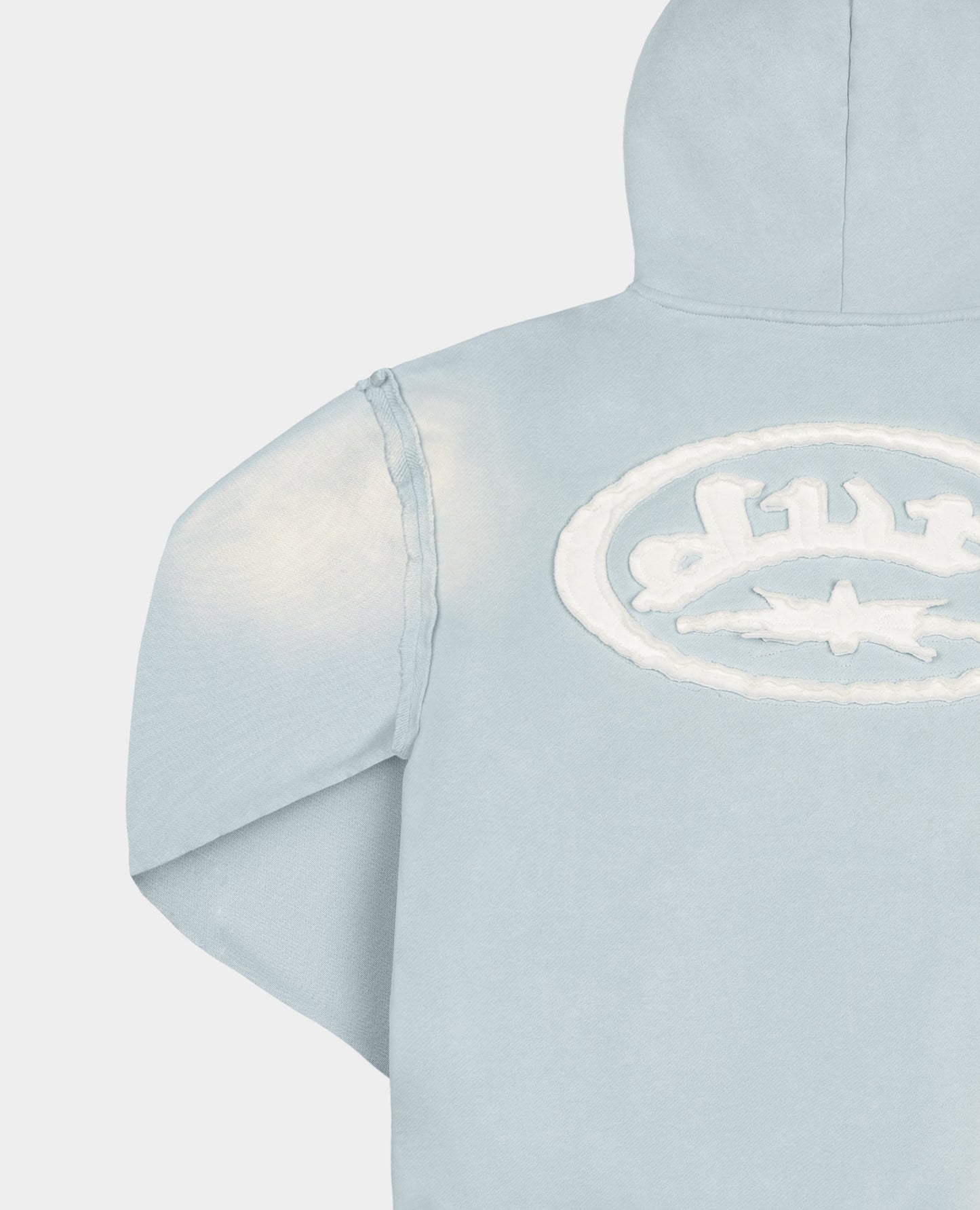 Hoodie Raw Military – Bleu